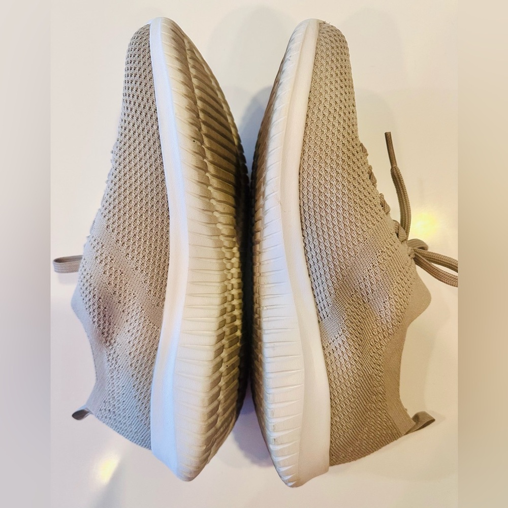 Skechers Air Cooled Memory Foam Sneakers 10 Tan Comfort Walking Casual Shoes - Picture 3 of 10